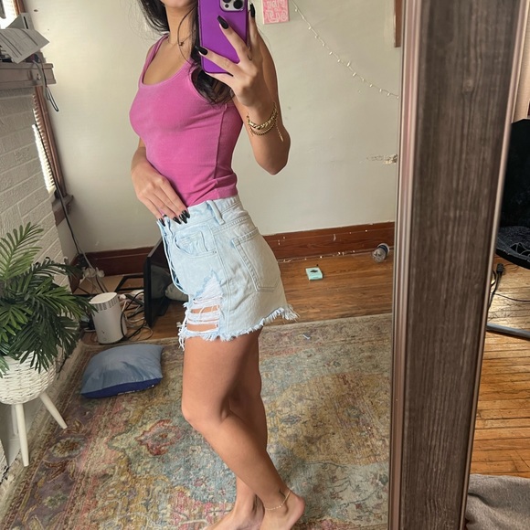 Pacsun Ultra High Rise Vintage Jean Shorts - Picture 4 of 4